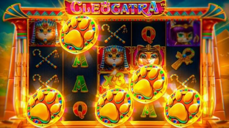 Респины Cleocatra со сложенными кошками и Wild с множителями