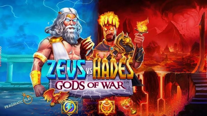 Эпичная заставка Zeus vs Hades с изображением двух богов
